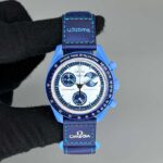 ساعت مچی امگا سواچ Omega Swatch Mission TO THE SUPER BLUE MOONPHASE