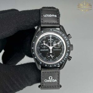 ساعت مچی امگا سواچ Omega Swatch Mission to MOONPHASE-NEW MOON