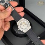 ساعت مردانه هابلوت اتومات سرمه ای HUBLOT BIG BANG H96300