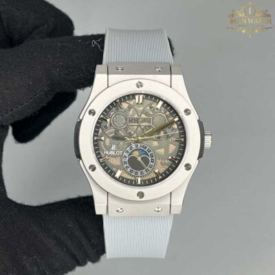 ساعت مردانه هابلوت اتومات طوسی HUBLOT BIG BANG H96301