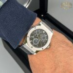 ساعت مردانه هابلوت اتومات سیلور HUBLOT BIG BANG H96303