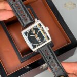 ساعت مچی مردانه تگ هویر موناکو صفحه مشکی Tag-Heuer Monaco 3098