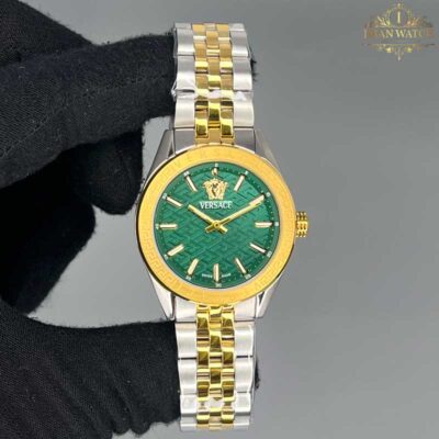 ساعت مچی زنانه ورساچه طلایی نقره ای Versace 6458