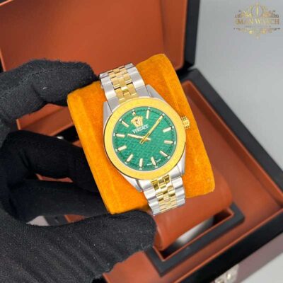 ساعت مچی زنانه ورساچه طلایی نقره ای Versace 6458