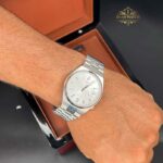 ساعت مچی مردانه سیتیزن اتوماتیک نقره‌ای صفحه نقره‌ای مدل Tsuyosa Sport 5587