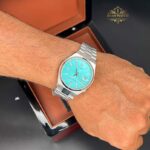 ساعت مچی مردانه سیتیزن اتوماتیک صفحه آبی فیروزه‌ای مدل Tsuyosa Sport 5588