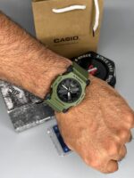 ساعت مچی کاسیو جیشاک مردانه Casio G-Shock-2300 رنگ سبز زیتونی - تصویر 2