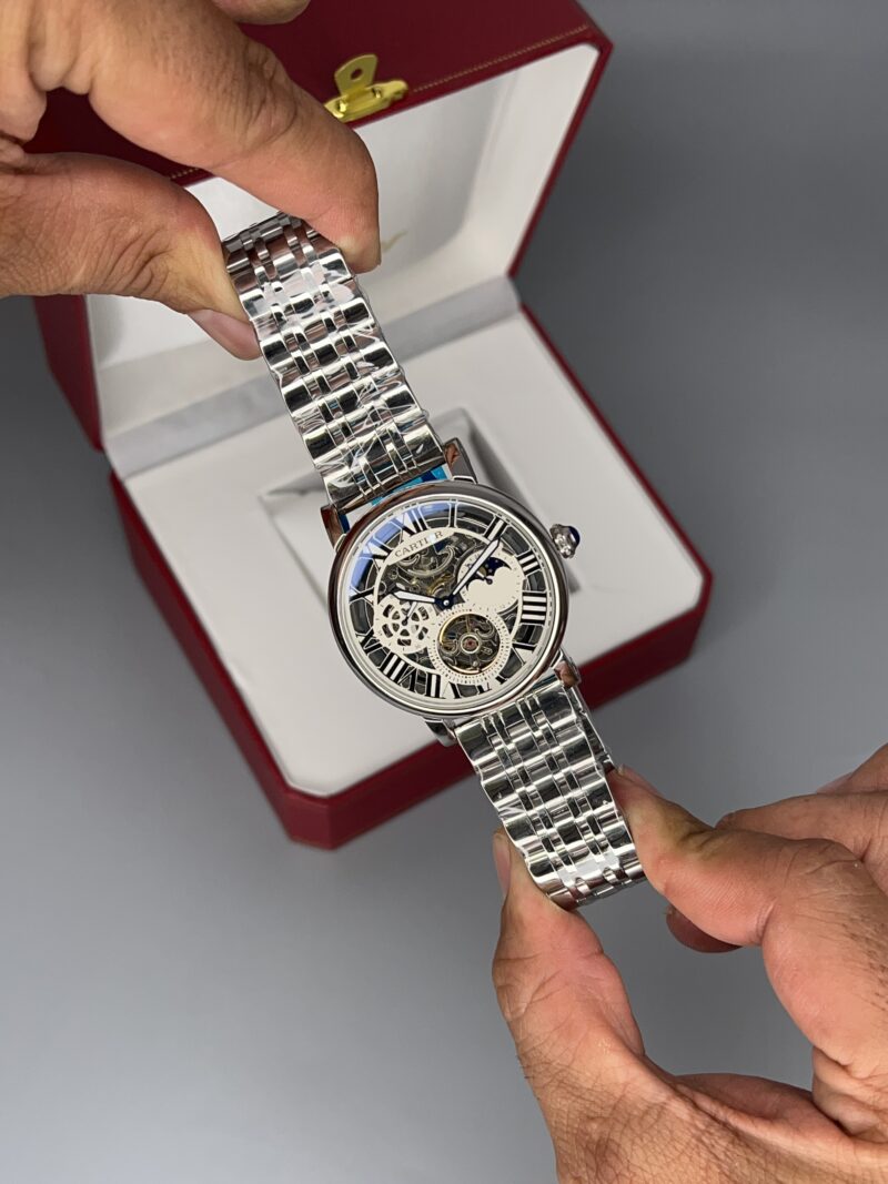 ساعت مچی کارتیر مردانه دسانتوز اتوماتیک CARTIER DE SANTOS 0008 - تصویر 3