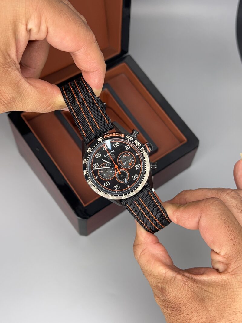 ساعت مچی مردانه تگ هویر کاررا صفحه مشکی Tag-Heuer Carrera 3099 - تصویر 3