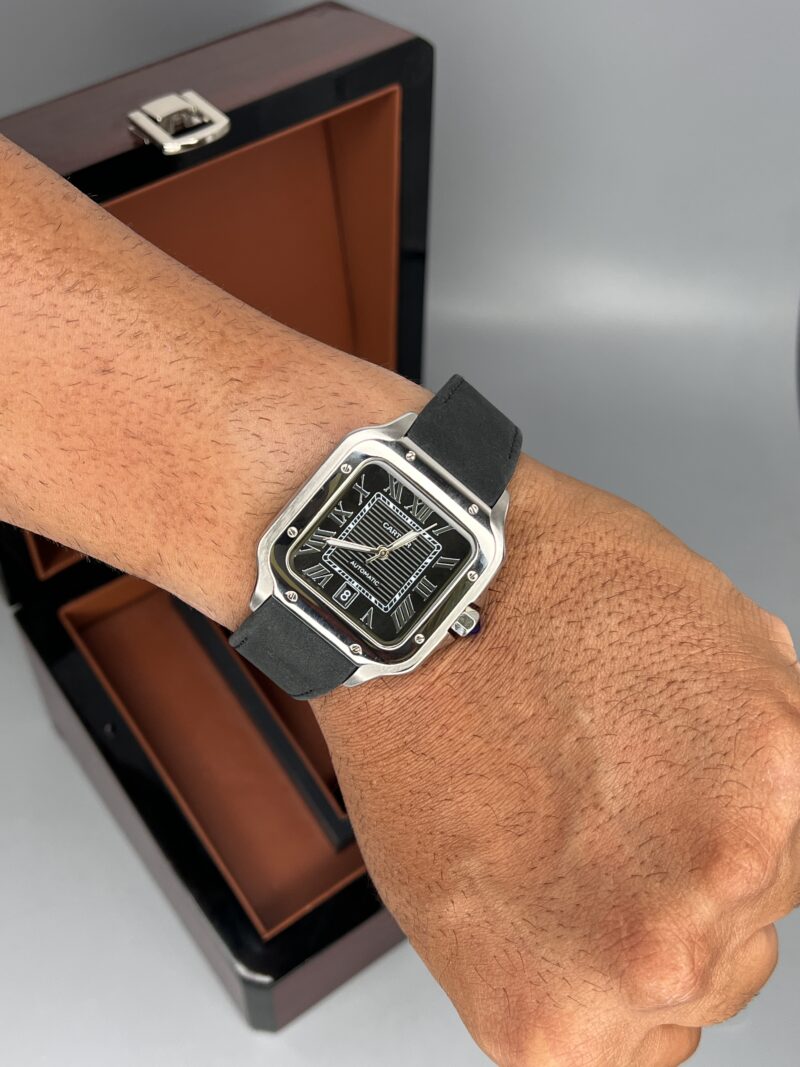ساعت مچی کارتیر مردانه دسانتوز کوارتز CARTIER DE SANTOS 0010 - تصویر 2