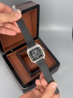 ساعت مچی کارتیر مردانه دسانتوز کوارتز CARTIER DE SANTOS 0010 - تصویر 3