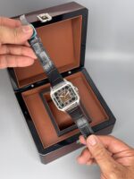 ساعت مچی کارتیر مردانه دسانتوز کوارتز CARTIER DE SANTOS 0012 - تصویر 4