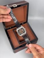 ساعت مچی کارتیر مردانه دسانتوز کوارتز CARTIER DE SANTOS 0012 - تصویر 4