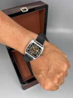 ساعت مچی کارتیر مردانه دسانتوز کوارتز CARTIER DE SANTOS 0012 - تصویر 2