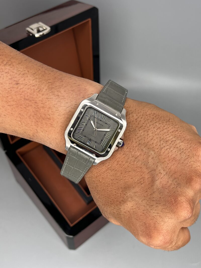 ساعت مچی کارتیر مردانه دسانتوز اتوماتیک CARTIER DE SANTOS 0009 - تصویر 2