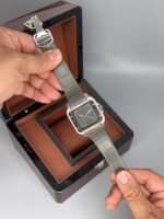 ساعت مچی کارتیر مردانه دسانتوز اتوماتیک CARTIER DE SANTOS 0009 - تصویر 3