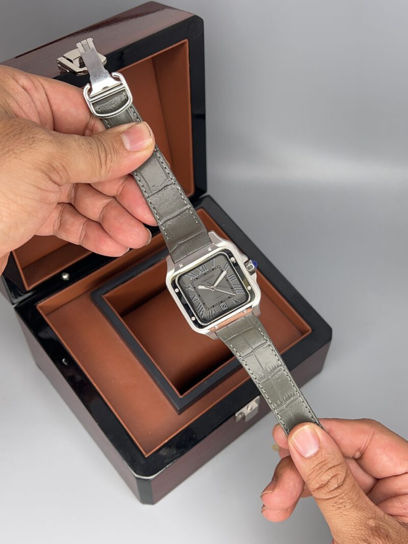 ساعت مچی کارتیر مردانه دسانتوز اتوماتیک CARTIER DE SANTOS 0009 - تصویر 3