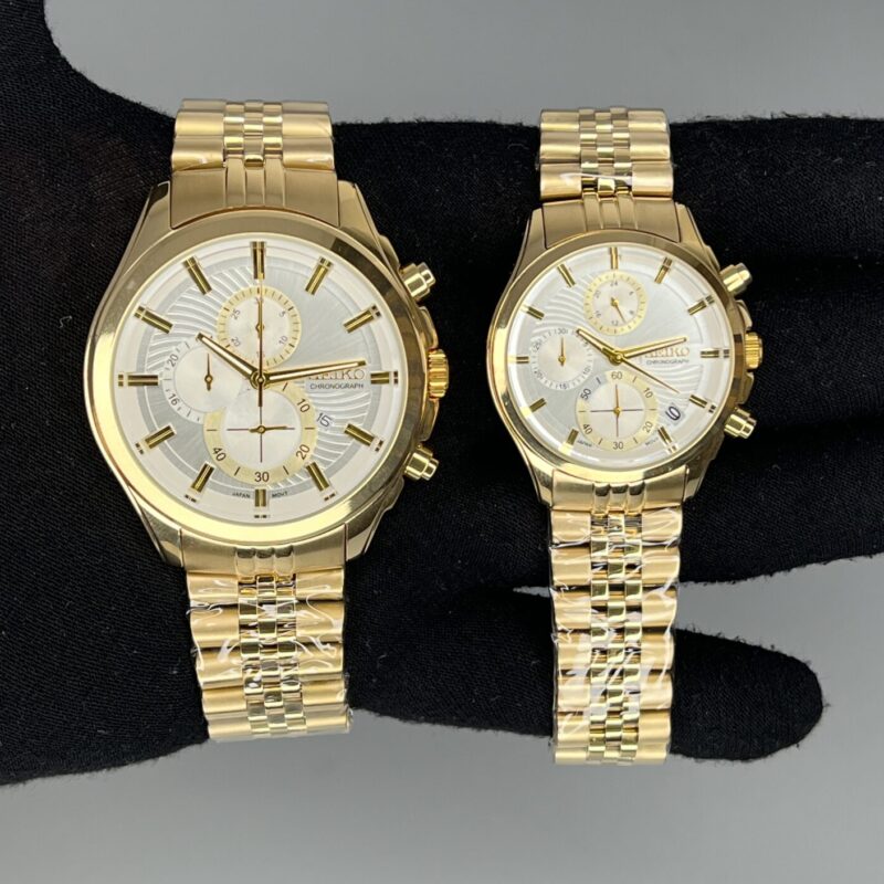 ساعت ست سیکو صفحه طلایی Seiko 5931 - تصویر 1