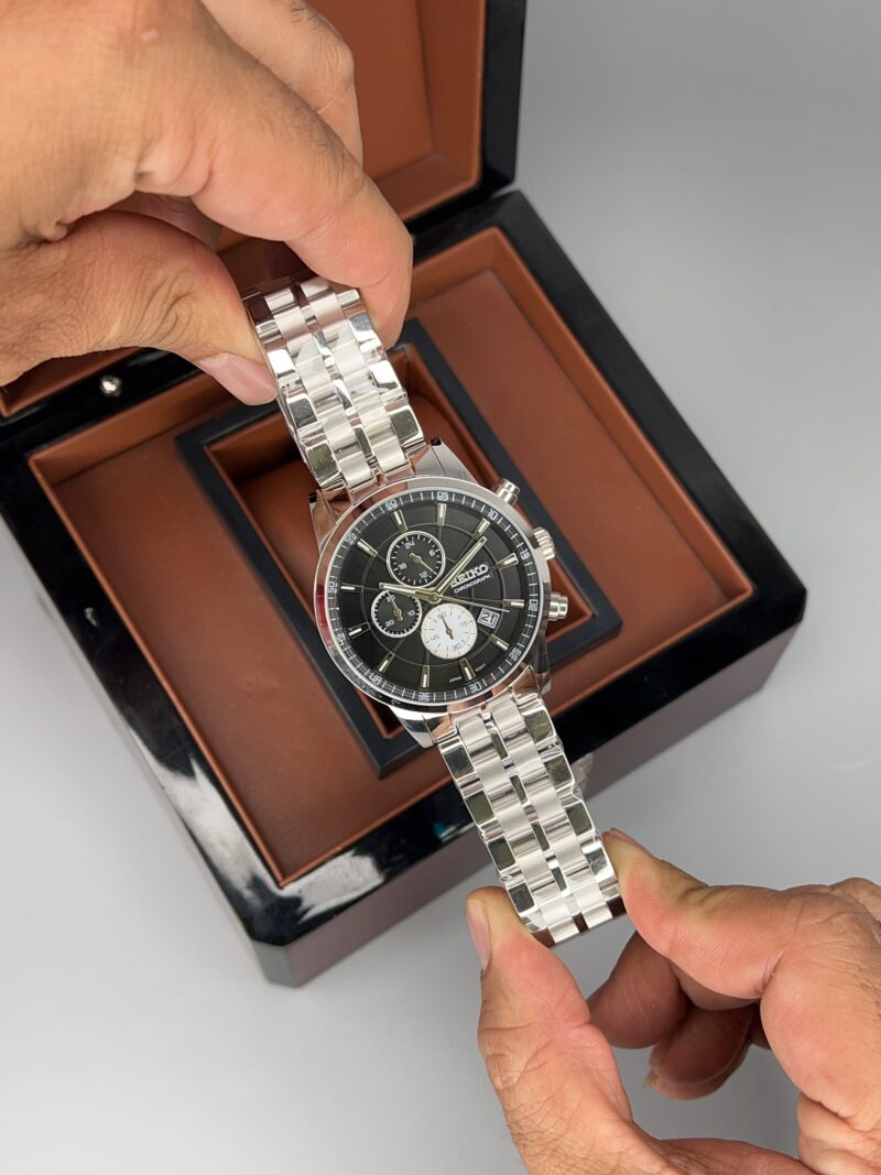 ساعت ست سیکو صفحه مشکی Seiko 5932 - تصویر 3