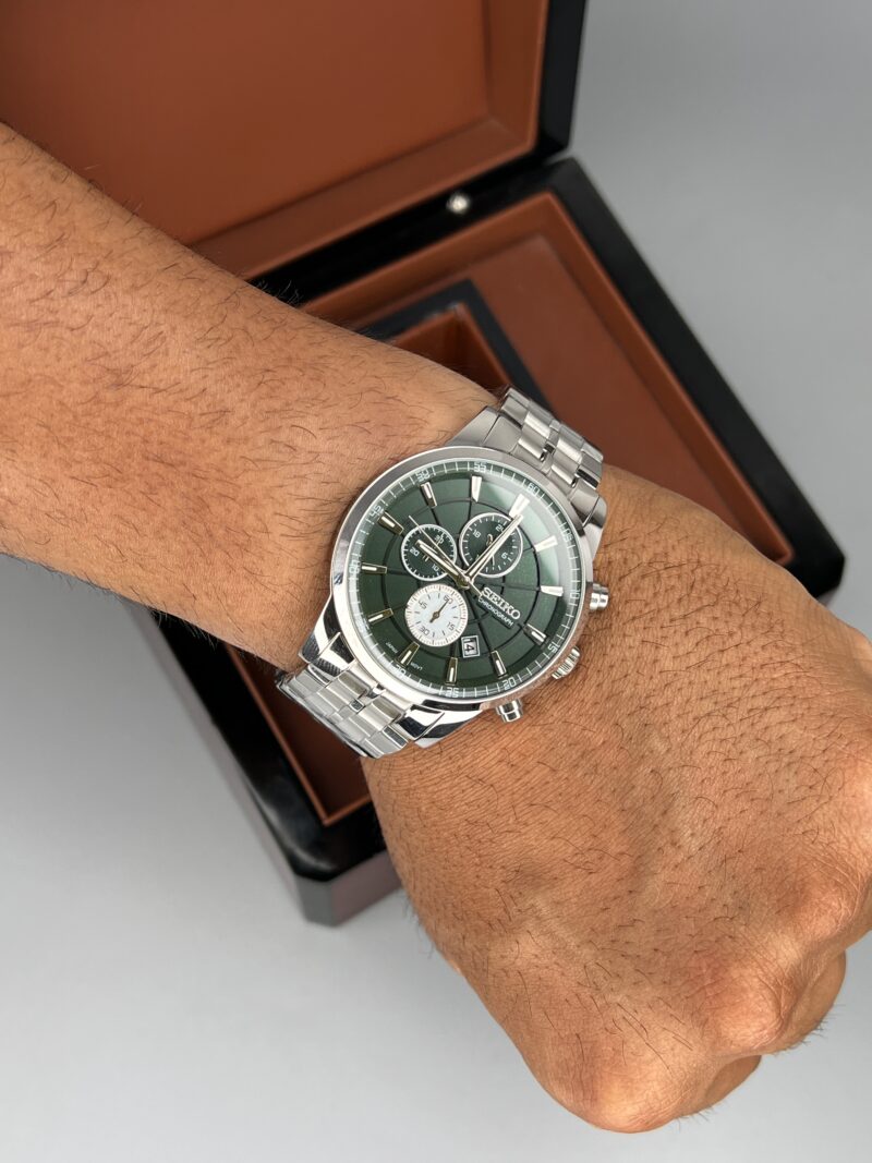 ساعت ست سیکو صفحه سبز Seiko 5933 - تصویر 2