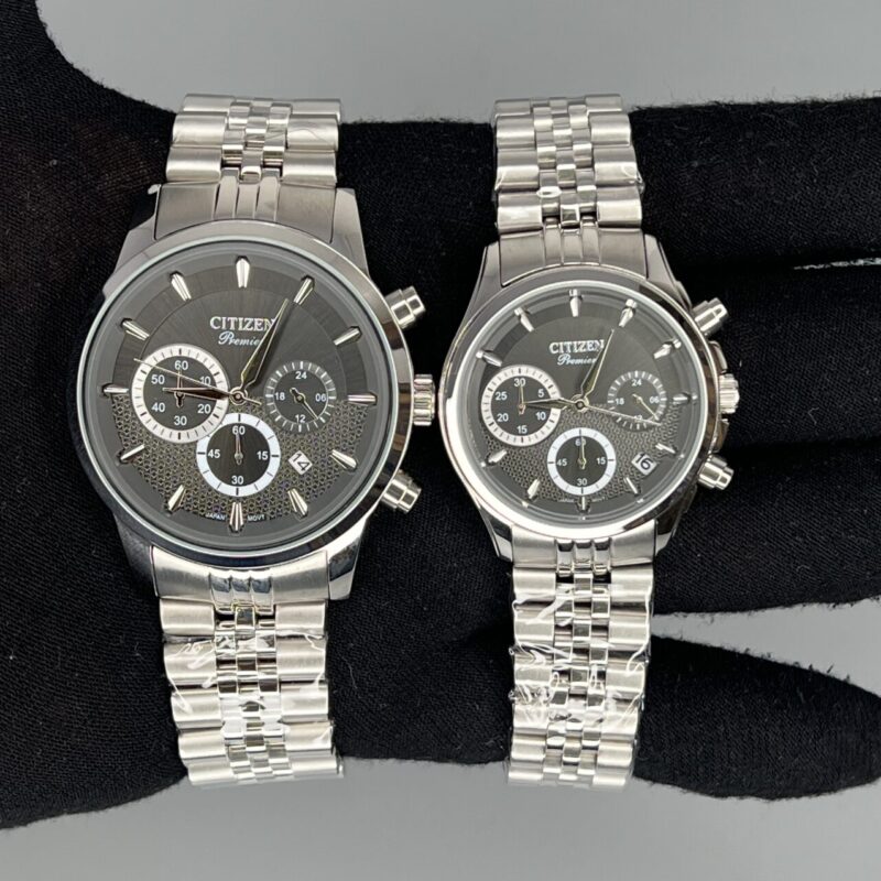 ساعت ست سیکو صفحه طوسی Seiko 5935 - تصویر 1
