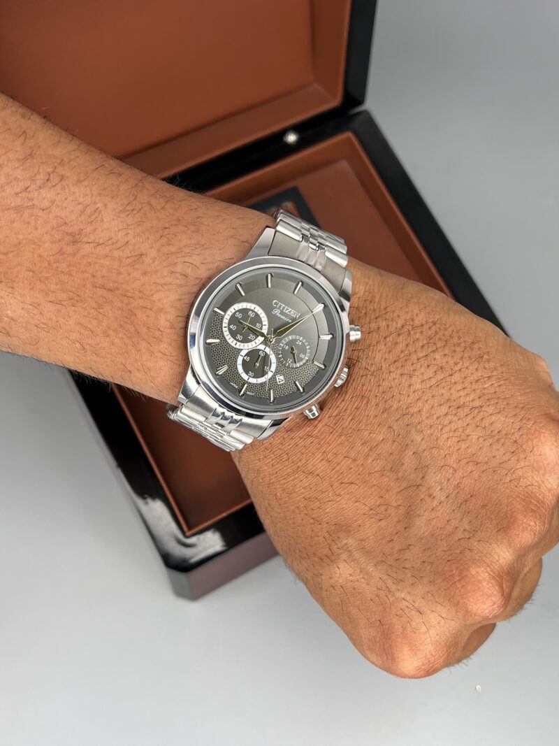 ساعت ست سیکو صفحه طوسی Seiko 5935 - تصویر 3