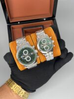 ساعت ست سیکو استیل صفحه سبز Seiko 5938 - تصویر 2