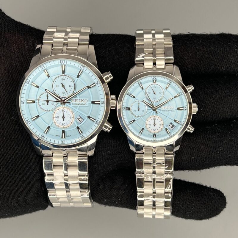 ساعت ست سیکو رنگ تیفانی Seiko 5936 - تصویر 1