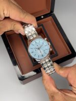 ساعت ست سیکو رنگ تیفانی Seiko 5936 - تصویر 4