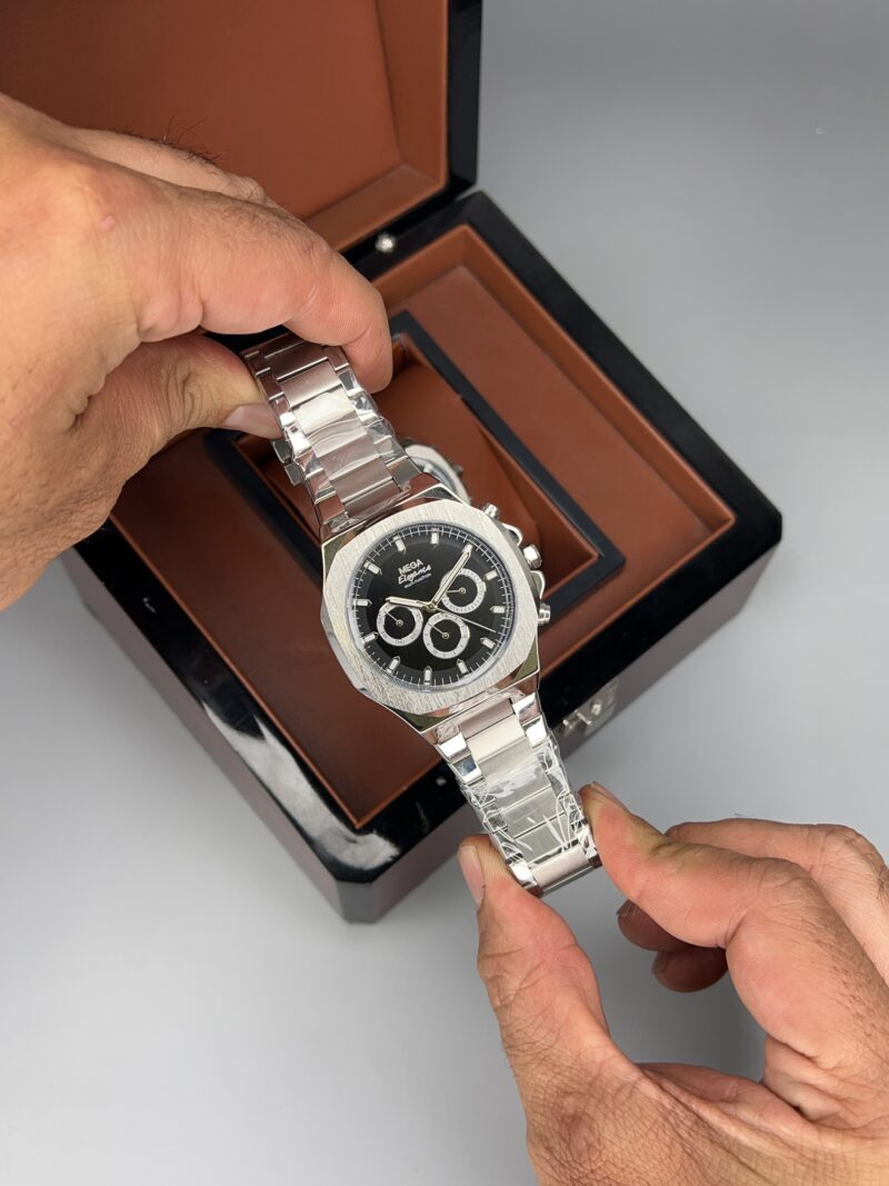 ساعت ست الگانس صفحه مشکی Elegance 2630 - تصویر 3
