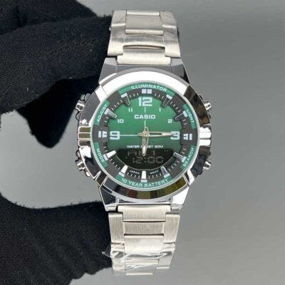 ساعت مچی کاسیو مردانه صفحه سبزCasio 50M-1