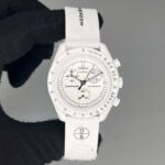 ساعت مچی امگا سواچ مون شاین سفید Omega Swatch Mission MOONSHINE