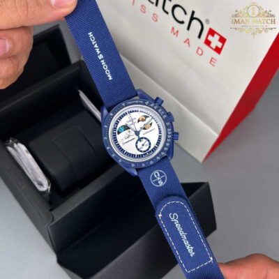 ساعت مچی امگا سواچ مون شاین Omega Swatch Mission Super Blue