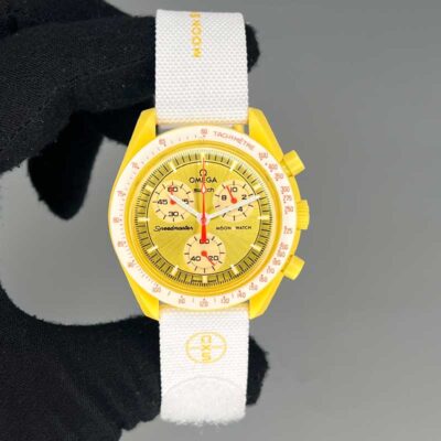 ساعت مچی امگا سواچ مون شاین خورشید Omega Swatch Mission MOONSHINE