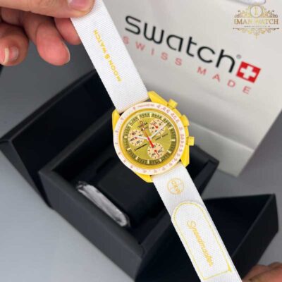 ساعت مچی امگا سواچ مون شاین خورشید Omega Swatch Mission MOONSHINE