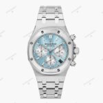ساعت زنانه اودمار پیگه نقره ای صفحه تیفانی Audemars piguet 2131