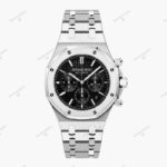 ساعت زنانه اودمار پیگه نقره ای صفحه مشکی Audemars piguet 2133