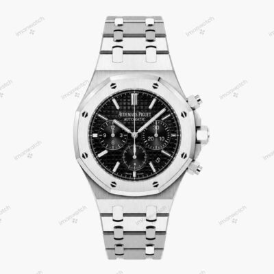 ساعت زنانه اودمار پیگه نقره ای صفحه مشکی Audemars piguet 2133