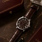 ساعت مچی کارتیر مردانه صفجه قهوه ای Cartie3982