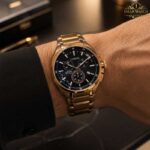 ساعت مچی مردانه سیتیزن رزگلد صفحه مشکی Citizen Attesa 2081