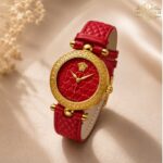 ساعت مچی ورساچه زنانه قرمز Versace 6461
