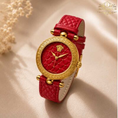 ساعت مچی ورساچه زنانه قرمز Versace 6461