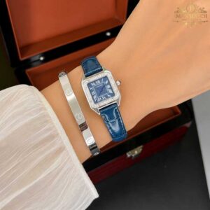 ساعت مچی کارتیر زنانه پنتر سیلور صفجه سرمه ای Cartier 2567