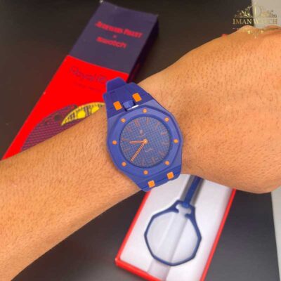 ساعت مچی اودمار پیگه سواچ رویال پاپ کیفیت عالی Audemars Piguet x Swatch | Royal Pop ORENJI