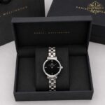 ساعت مچی زنانه دنیل ولینگتون سیلور صفحه مشکی 2660 Daniel Wellington