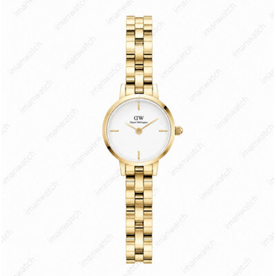 ساعت مچی زنانه دنیل ولینگتون طلایی صفحه سفید 2662 Daniel Wellington