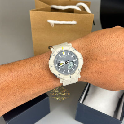 ساعت مچی کاسیو پروترک کرمی بند رابر Casio PRJ-B001B