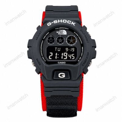 ساعت مچی کاسیو جیشاک مردانه مشکی قرمز Casio G-Shock-DW6900