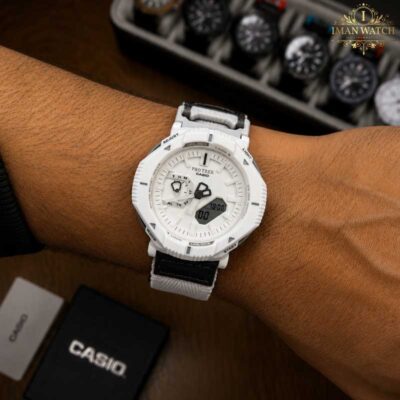 ساعت مچی کاسیو پروترک سفید Casio PRJ-B001B