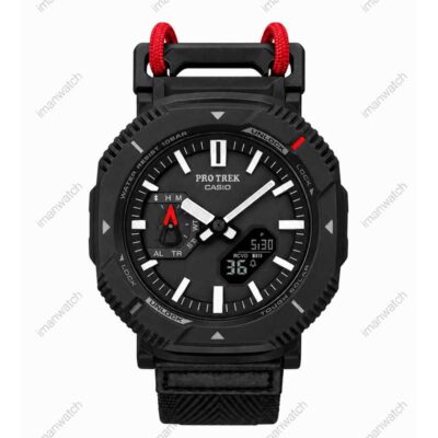 ساعت مچی کاسیو پروترک مشکی قرمز Casio PRJ-B001B